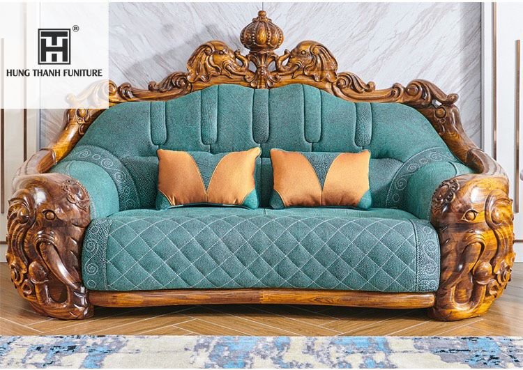 Bộ Ghế Sofa Da Bò Tót Nhập Khẩu Nguyên Chiếc