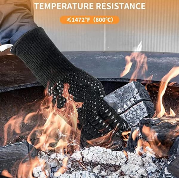 Găng tay sợi carbon bảo hộ lò nung chịu nhiệt đến 800 độ C