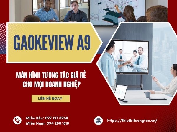 màn hình tương tác giá rẻ cho mọi doanh nghiệp