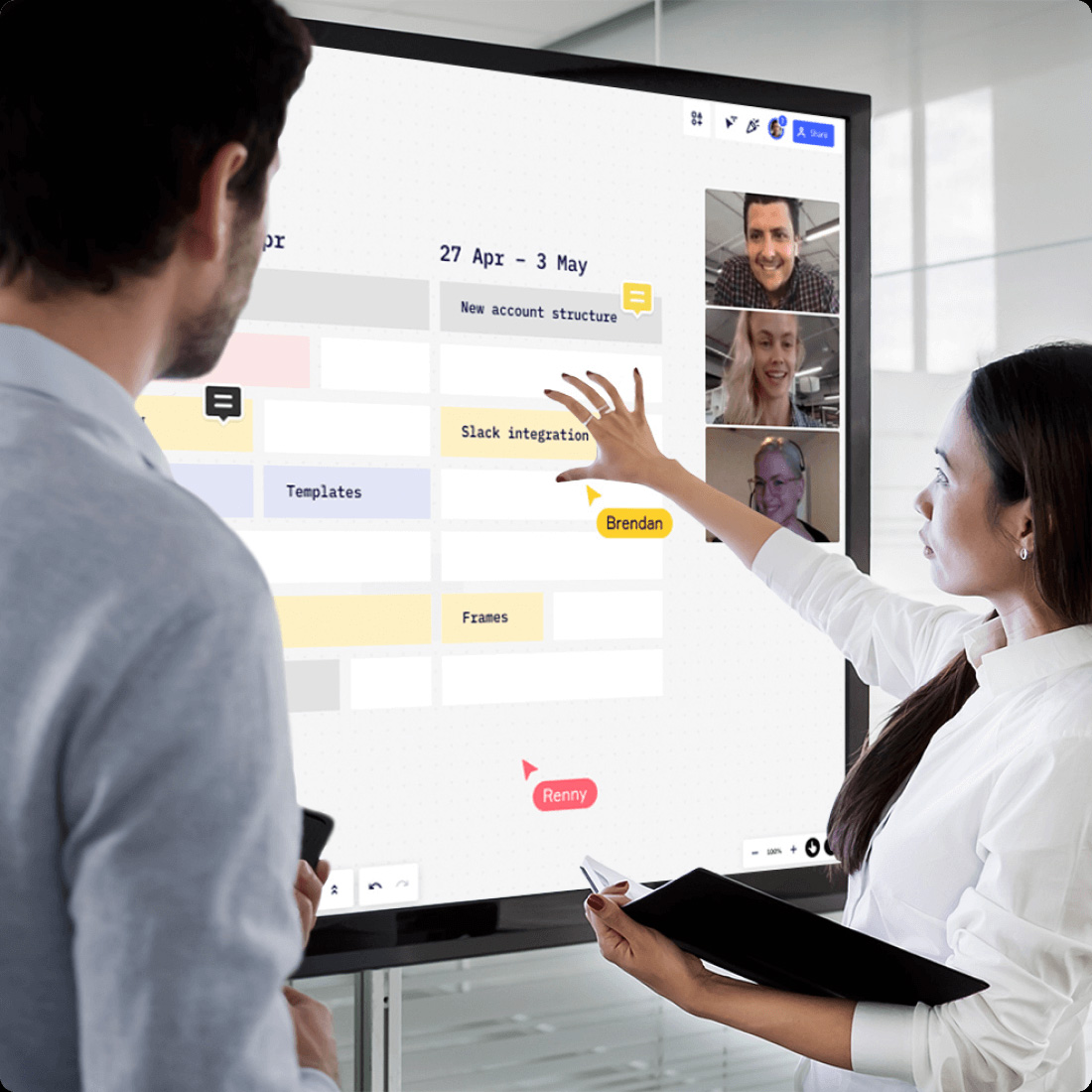 màn hình tương tác dạy học