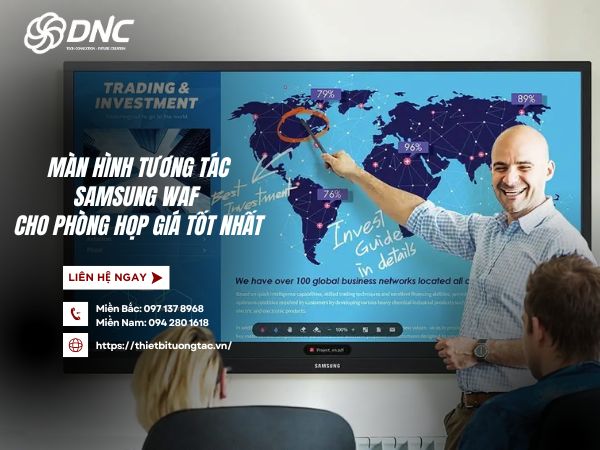 Màn Hình Tương Tác Samsung WAF Cho Phòng Họp Giá Tốt Nhất