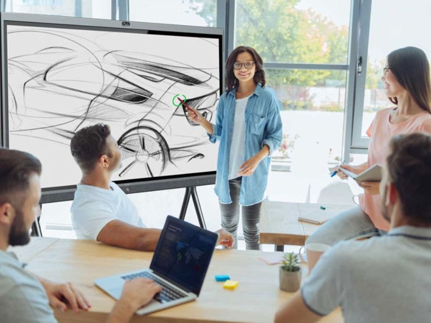 màn hình tương tác trong ngành thiết kế game