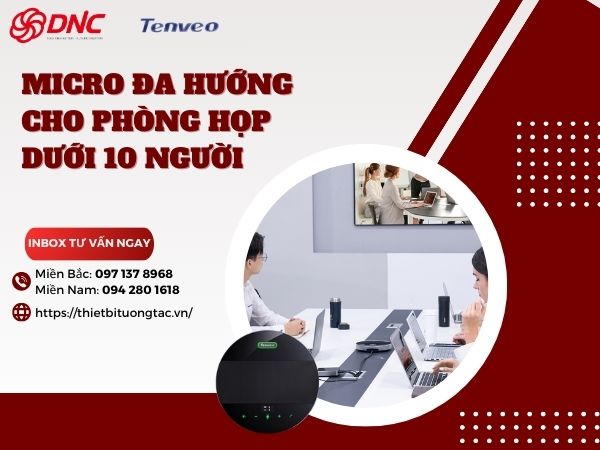 micro đa hướng Tenveo cho hội nghị trực tuyến