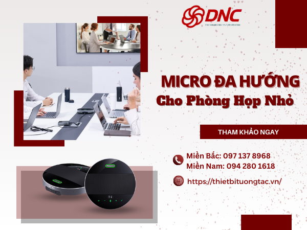 micro đa hướn cho phòng họp nhỏ