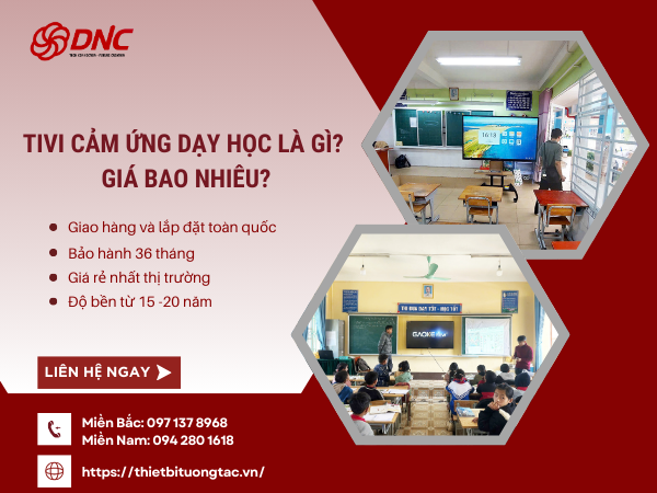 tivi cảm ứng dạy học là gì? giá bao nhiêu