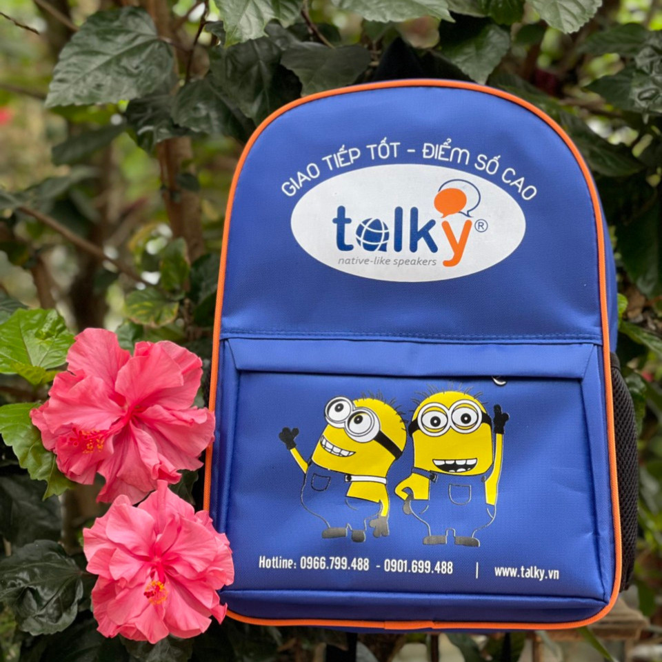 Sản xuất balo trung tâm ngoại ngữ