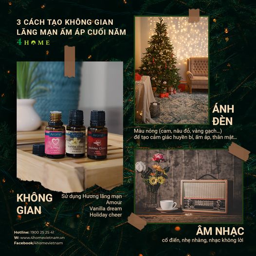 🎄3 CÁCH TẠO KHÔNG GIAN LÃNG MẠN ẤM ÁP CUỐI NĂM🎄 🎄3 CÁCH TẠO KHÔNG GIAN LÃNG MẠN ẤM ÁP CUỐI NĂM🎄
