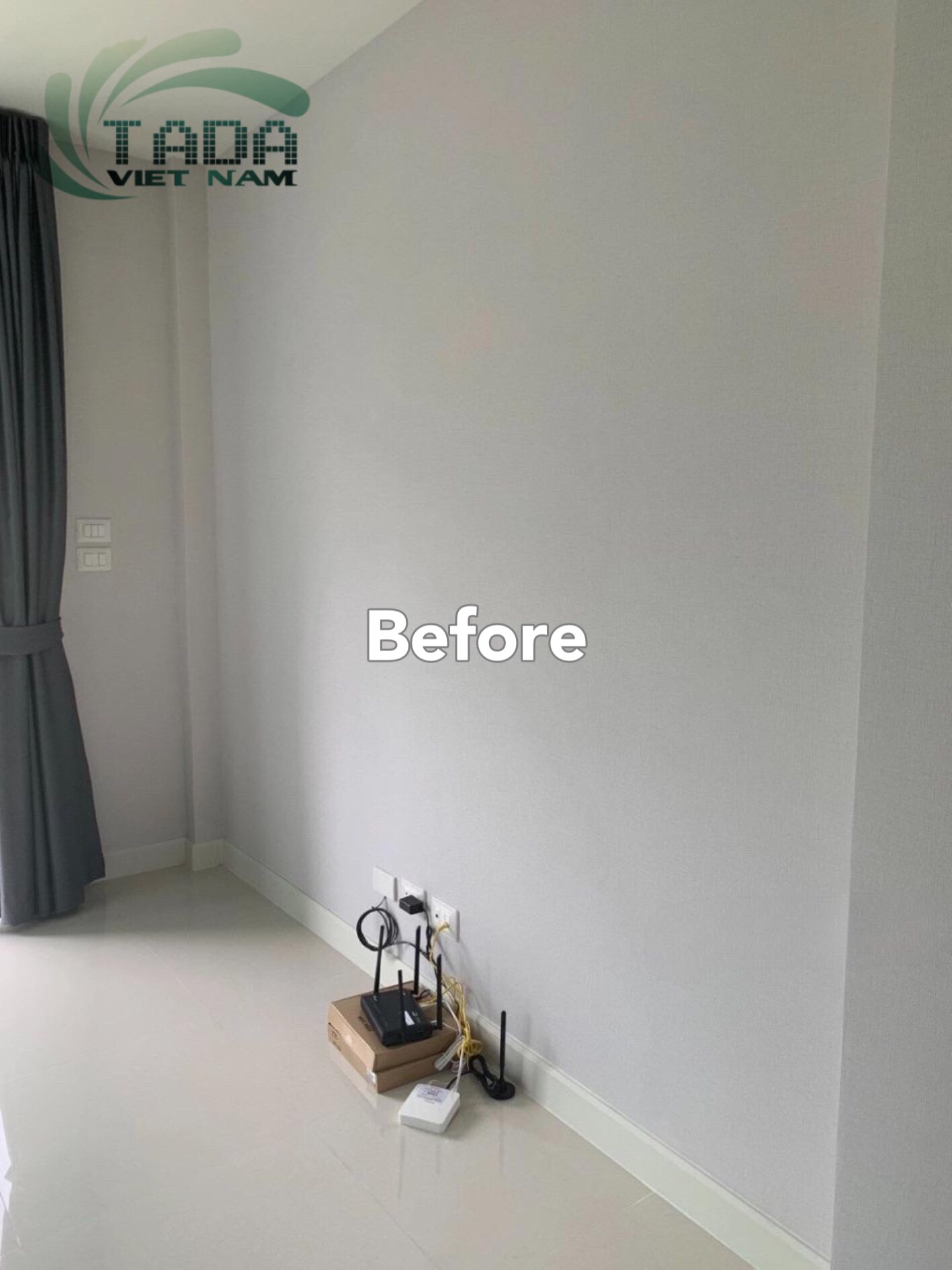 Tổng hợp hình ảnh trước và sau khi hoàn thiện Kệ Tivi kết hợp mảng tường của TaDa Việt Nam