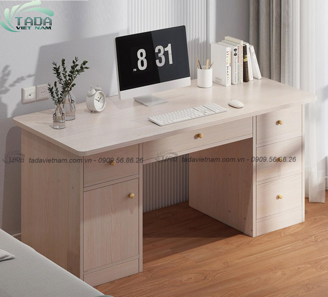 Bàn học ngăn kéo đơn giản ,chất liệu gỗ MDF thương hiệu TADA VIỆT NAM- TDBH20