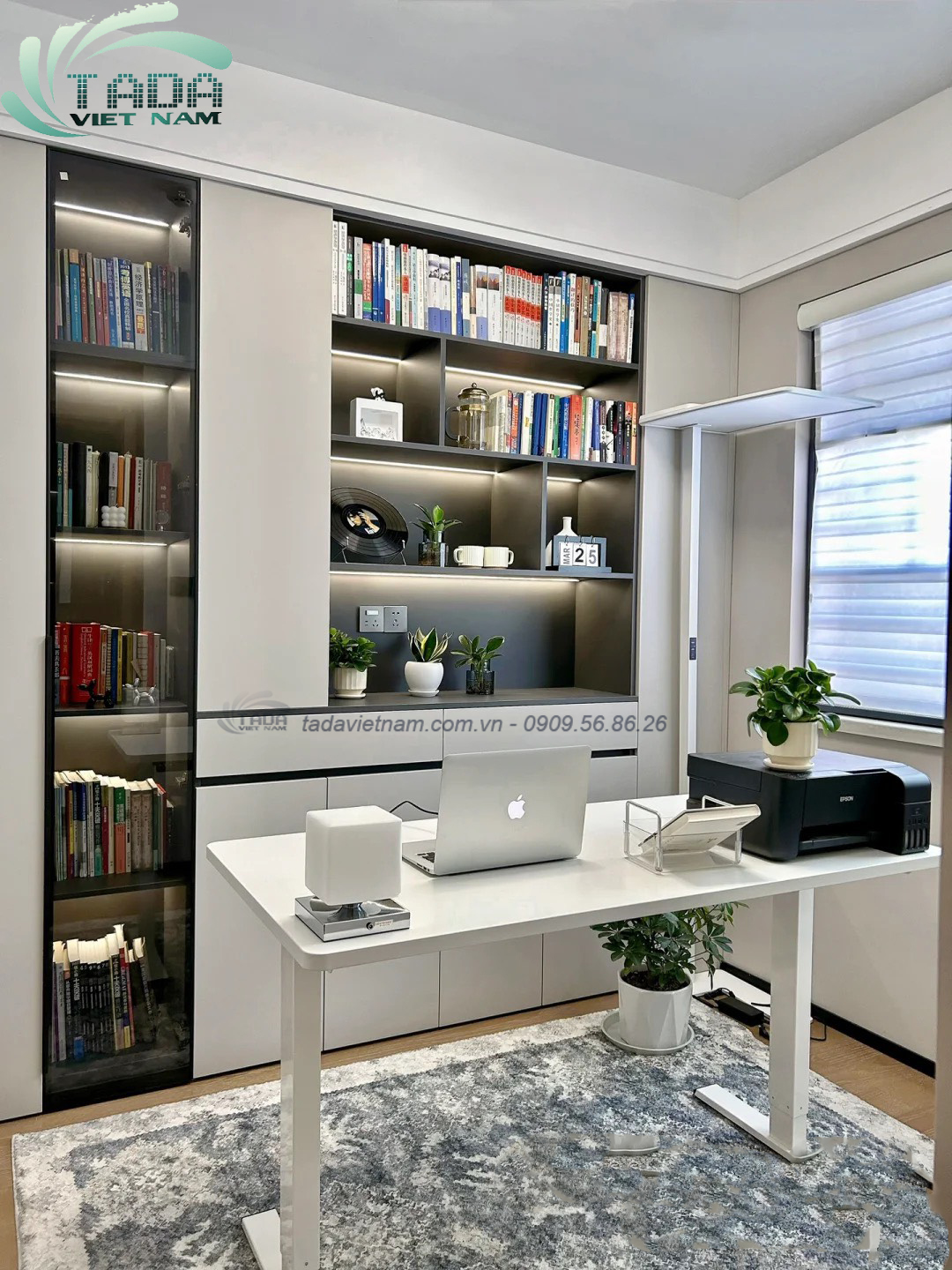 Tủ đựng sách đa năng, chất liệu gỗ MDF, thương hiệu TADA Việt Nam  - TDKS9