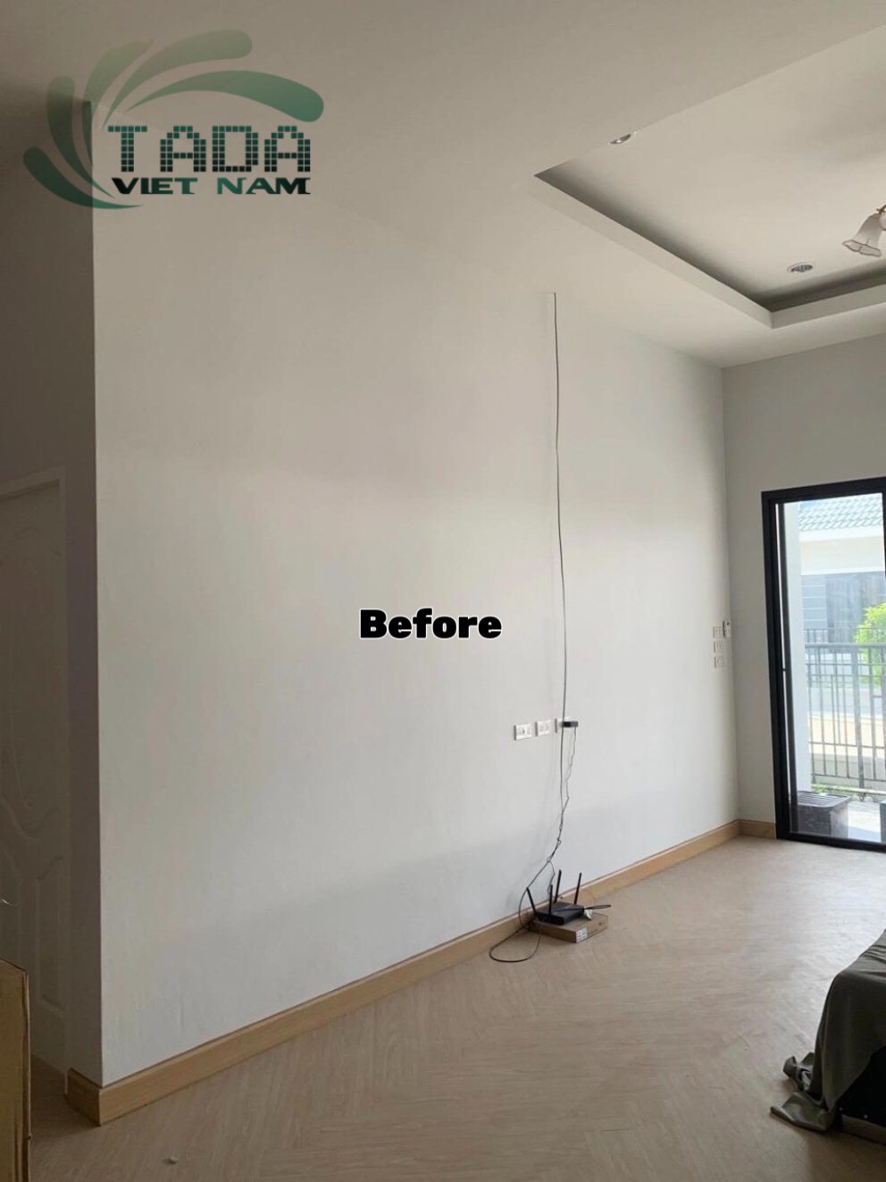 Tổng hợp hình ảnh trước và sau khi hoàn thiện Kệ Tivi kết hợp mảng tường của TaDa Việt Nam