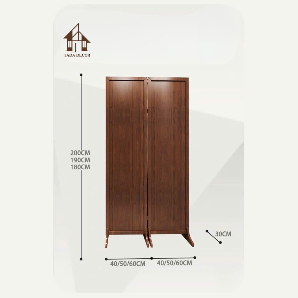 Cận cảnh chi tiết vách bình phong trơn TADA Vietnam bề mặt nhẵn mịn, sắc nét.