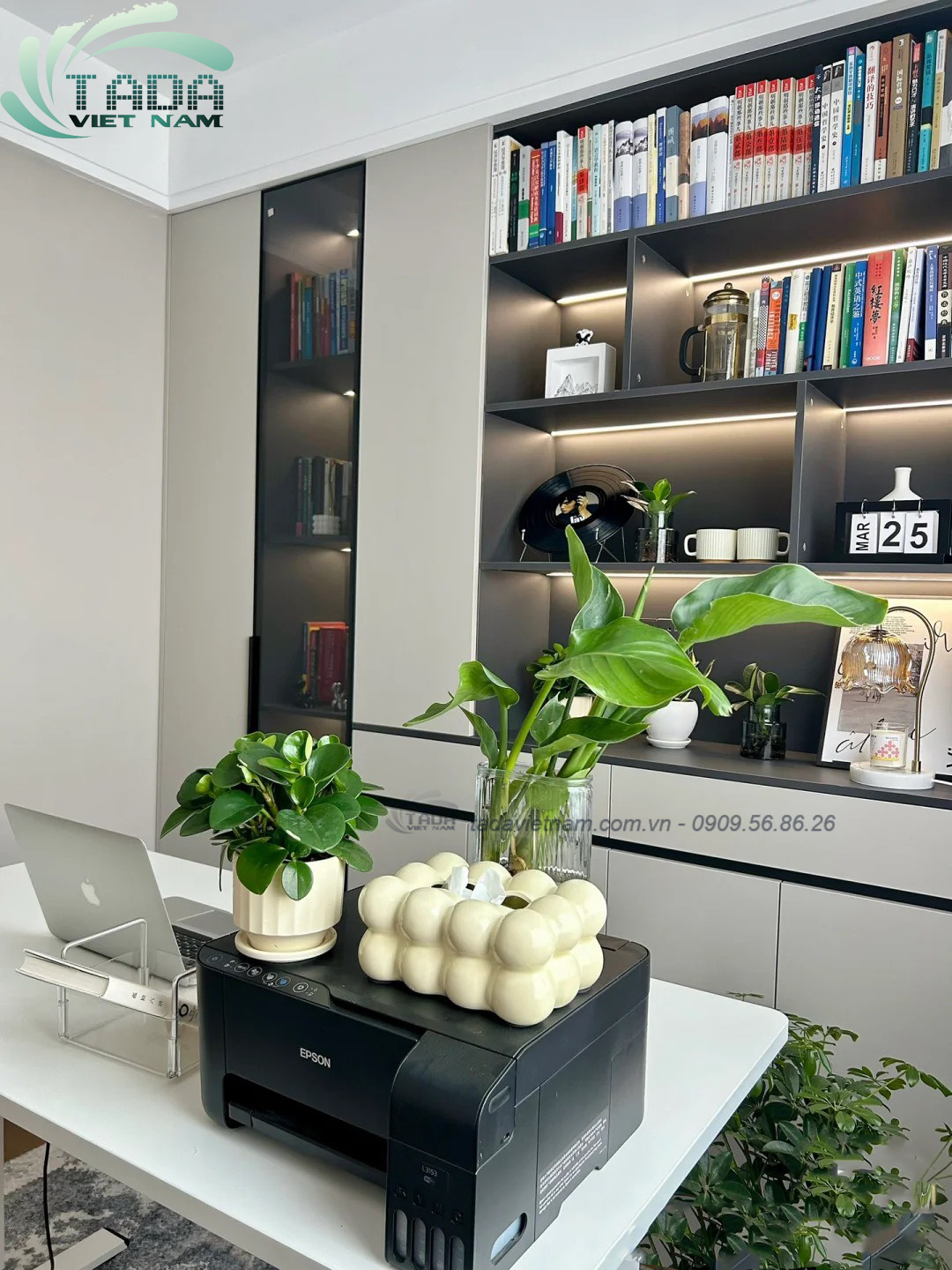 Tủ đựng sách đa năng, chất liệu gỗ MDF, thương hiệu TADA Việt Nam  - TDKS9