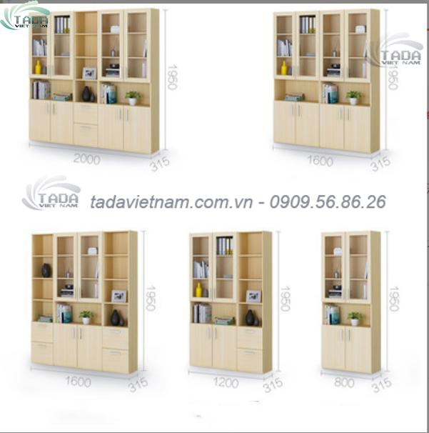 Tủ đựng sách đa năng, chất liệu gỗ MDF, thương hiệu TADA Việt Nam - TDKS10