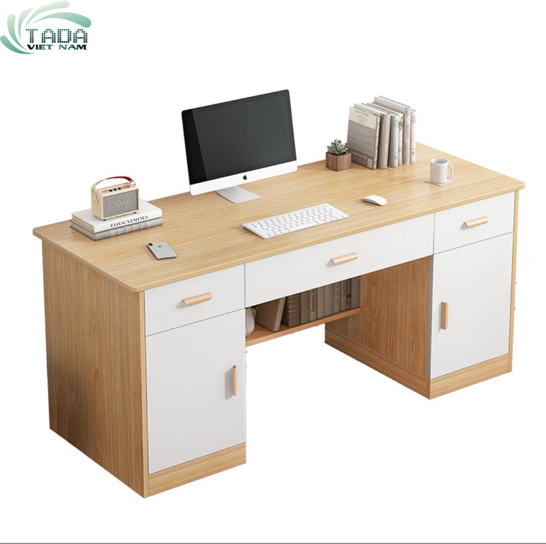 Bàn học ngăn kéo đơn giản ,chất liệu gỗ MDF thương hiệu TADA VIỆT NAM- TDBH16