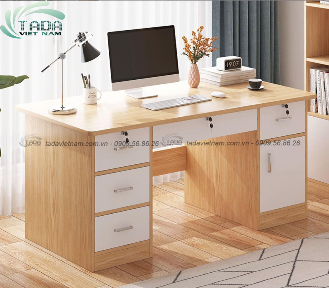 Bàn học ngăn kéo đơn giản ,chất liệu gỗ MDF thương hiệu TADA VIỆT NAM- TDBH20
