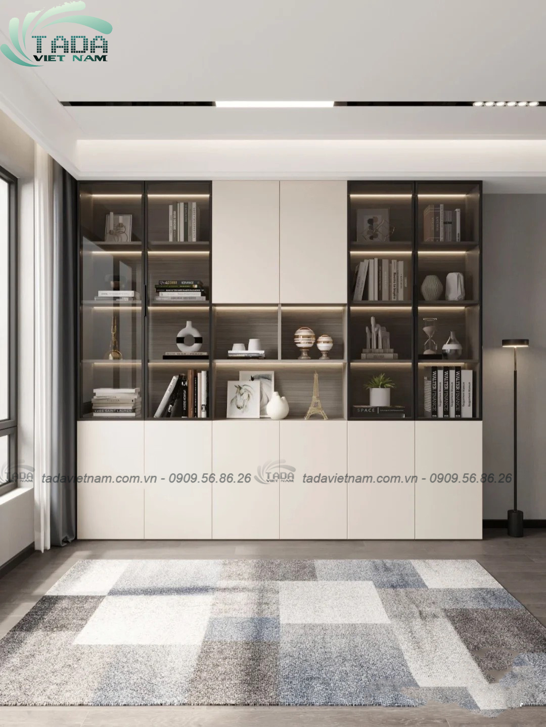 Tủ đựng sách đa năng, chất liệu gỗ MDF, thương hiệu TADA Việt Nam - TDKS1