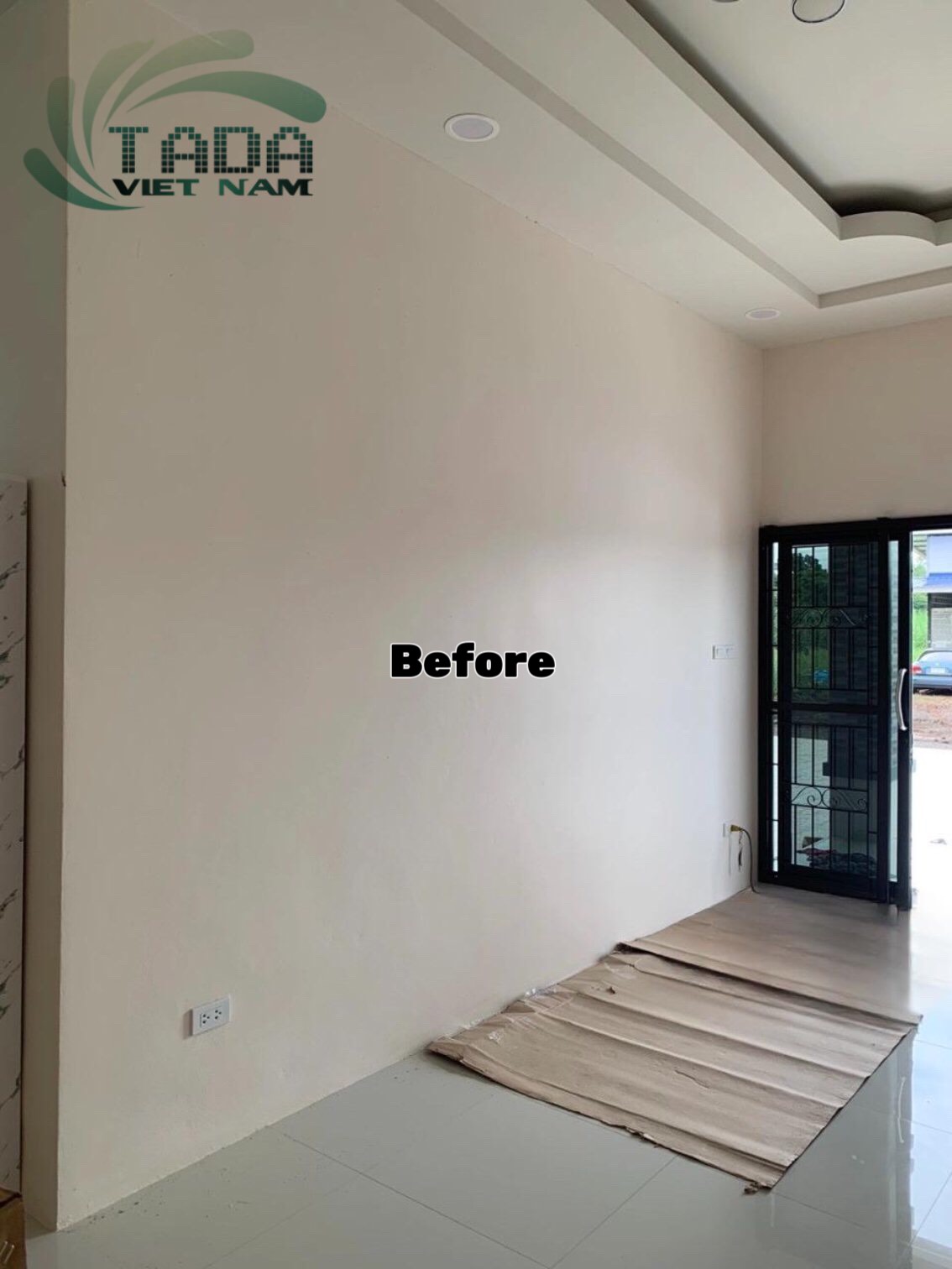 Tổng hợp hình ảnh trước và sau khi hoàn thiện Kệ Tivi kết hợp mảng tường của TaDa Việt Nam