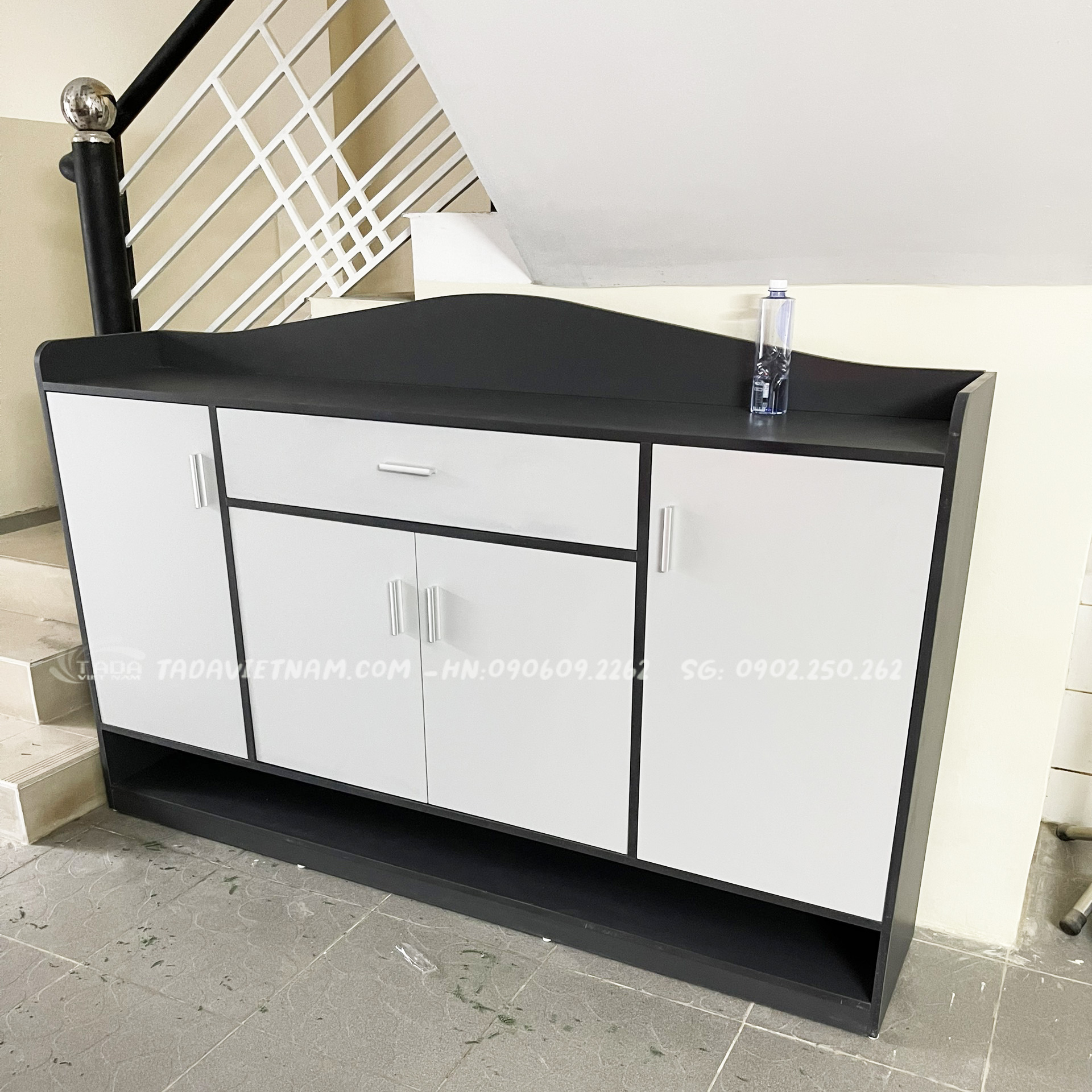 Feedback Combo nội thất màu Ghi kết hợp trắng cho khách hàng ở Q7, SG !