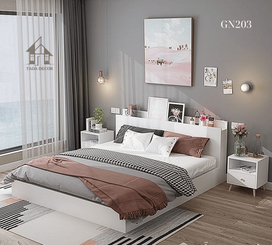Giường ngủ hiện đại tối giản