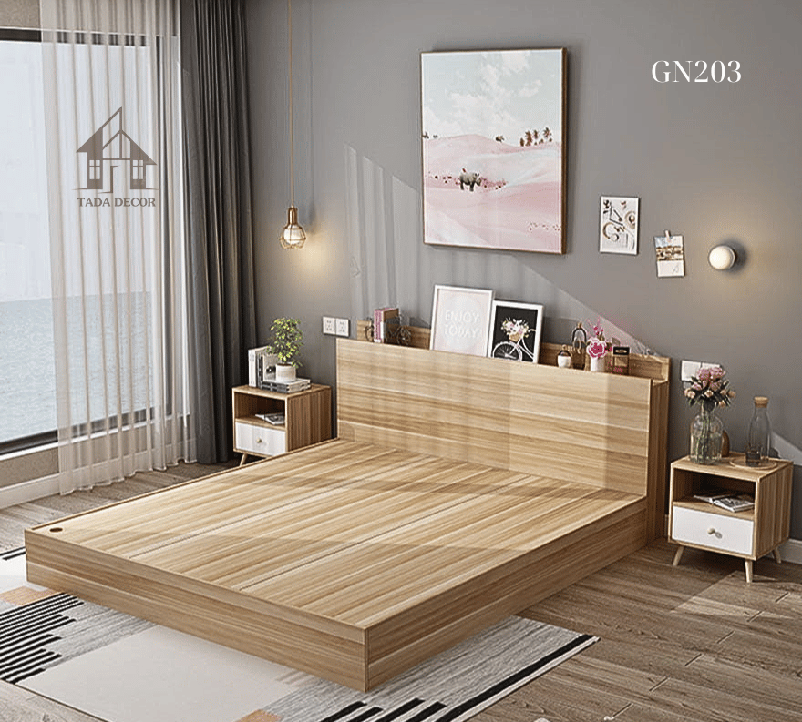Giường ngủ hiện đại tối giản