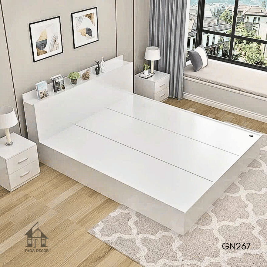 giường ngủ gỗ cao cấp tối giản