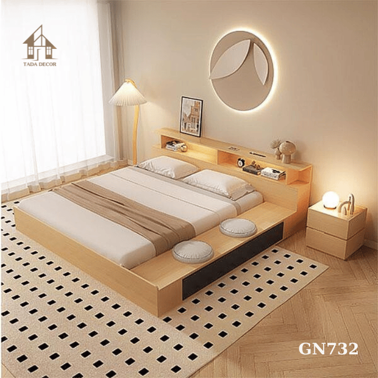 Giường ngủ gỗ kiểu Nhật