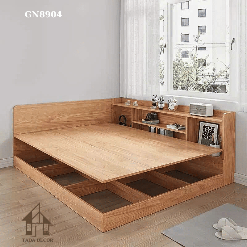 Giường ngủ liền kệ đựng đồ