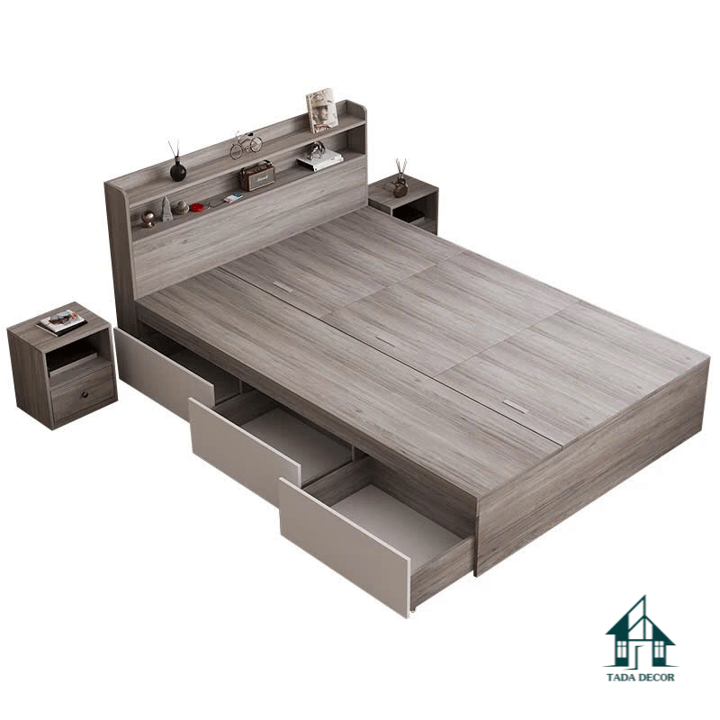 Giường ngủ có tủ kéo