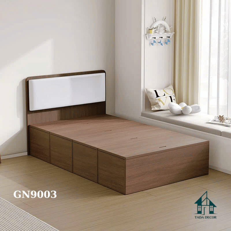 giường ngủ có tủ kéo tiết kiệm không gian