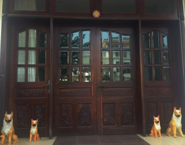 gương bát quái treo tường