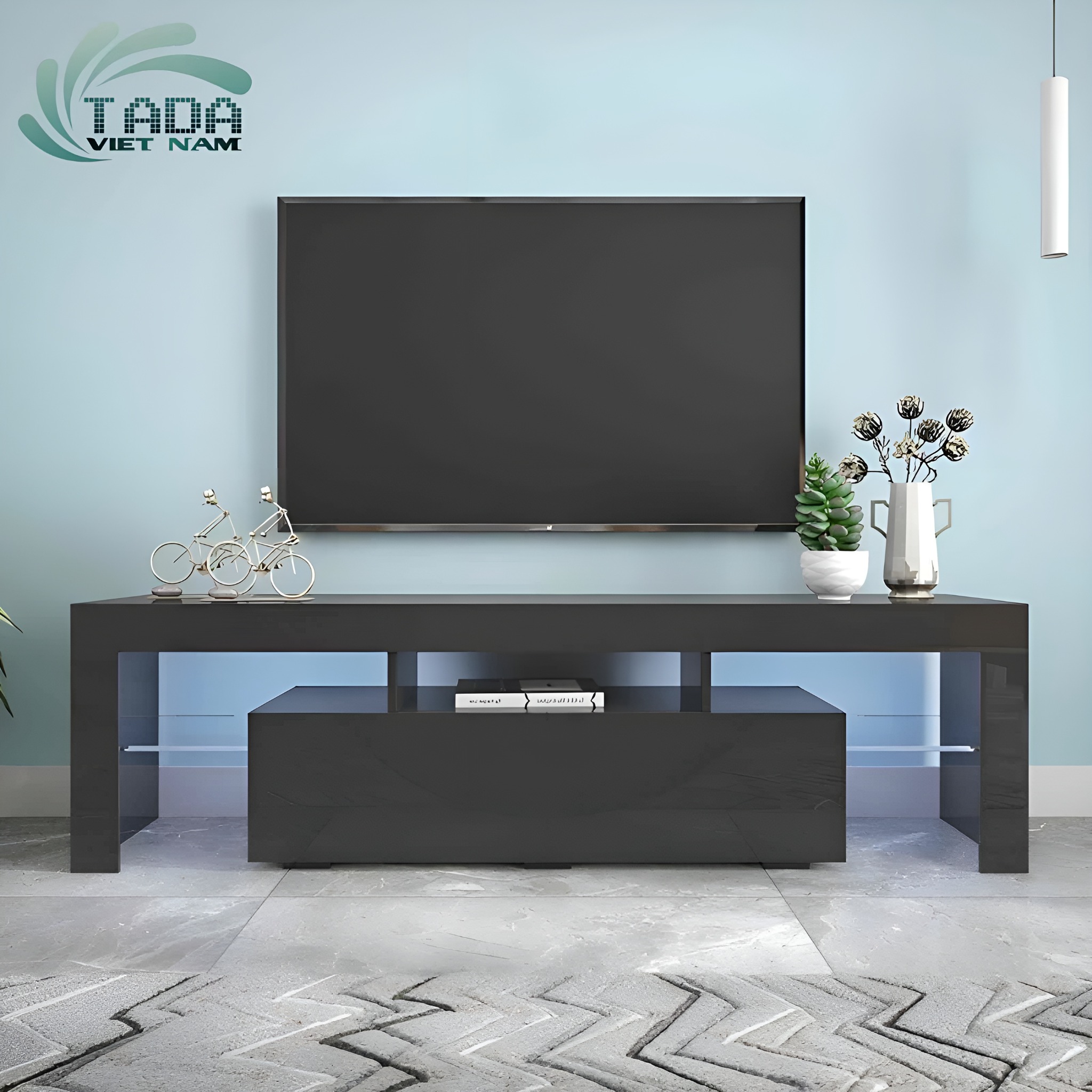 Kệ tivi để sàn với thiết kế sang trọng độc đáo, thương hiệu TADA Việt Nam TDTV88