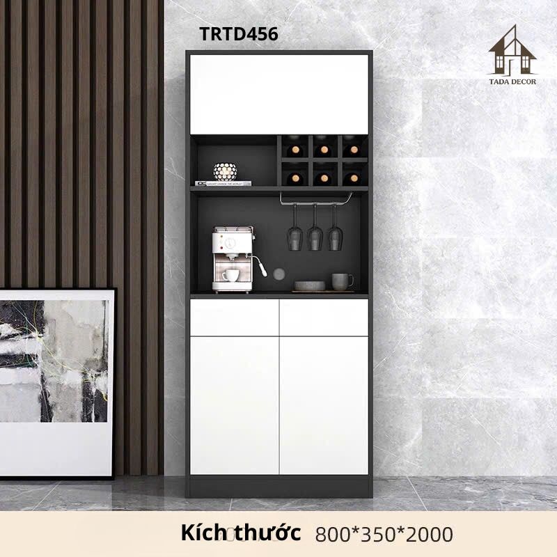 Chi tiết tủ đựng rượu TRTD456 ánh sáng LED cao cấp