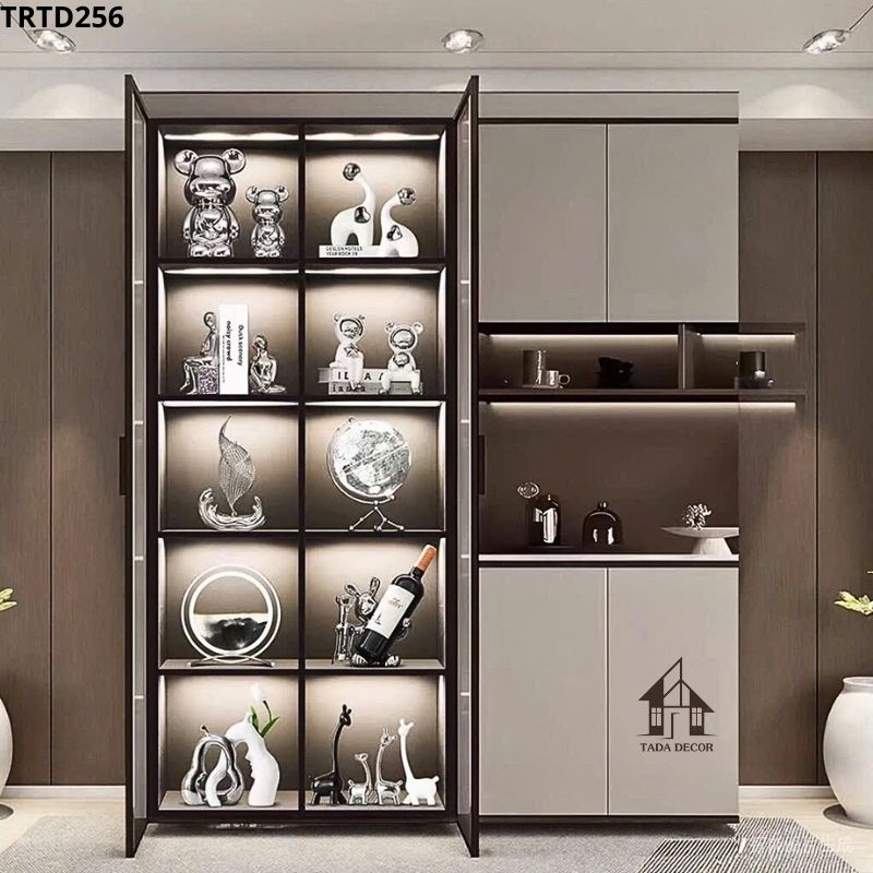Tủ trưng bày rượu TRTD256 thiết kế hiện đại sang trọng