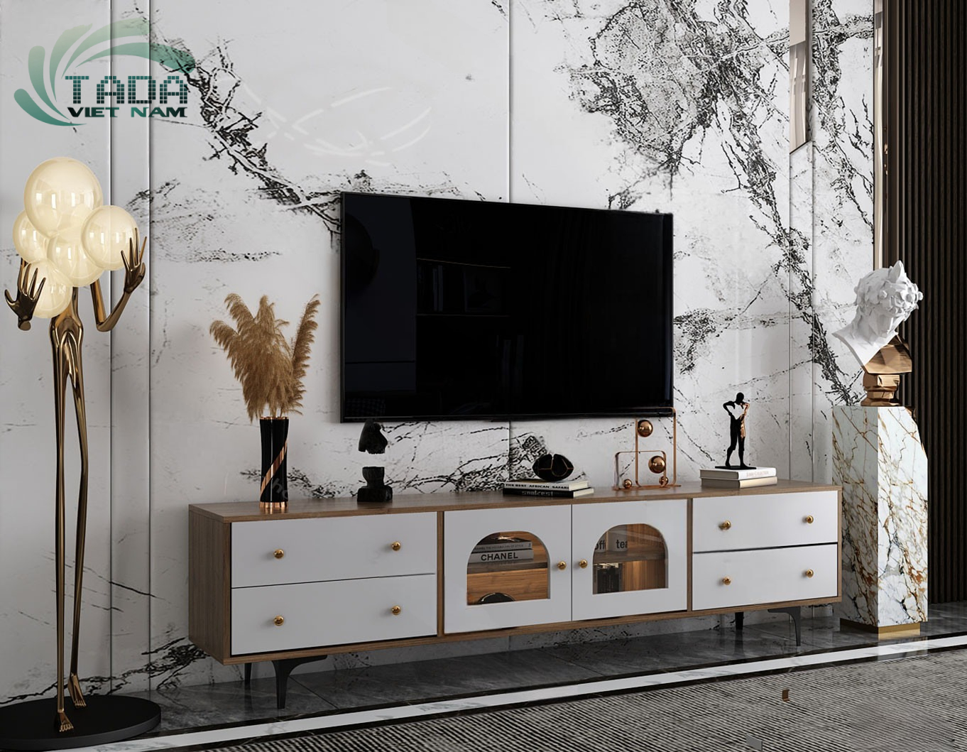 Kệ TV Thông Minh Đa Nhiệm: Nâng Cao Giá Trị Thẩm Mỹ Nội Thất TDTV104