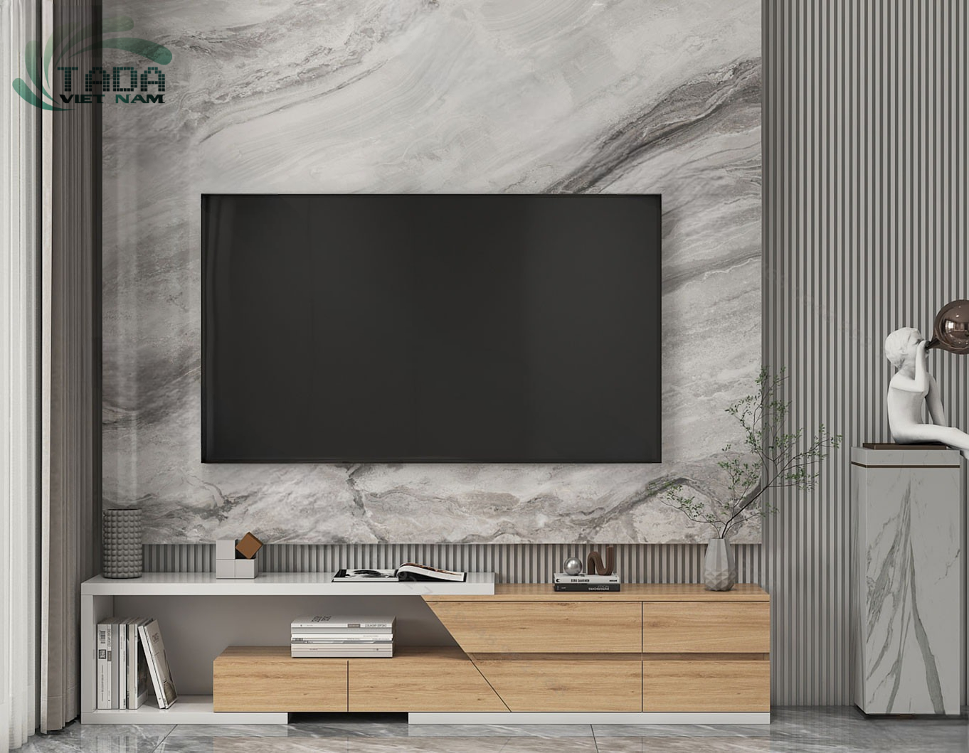 Kệ TV Gọn Gàng, Hiện Đại: Sự Hoàn Hảo Trong Thiết Kế Nội Thất TDTV105