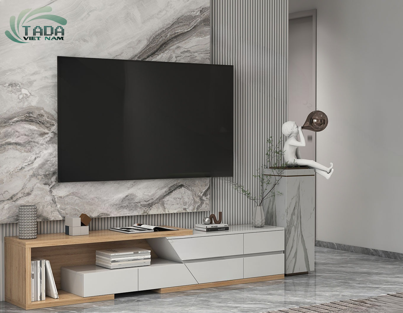 Kệ TV Gọn Gàng, Hiện Đại: Sự Hoàn Hảo Trong Thiết Kế Nội Thất TDTV105