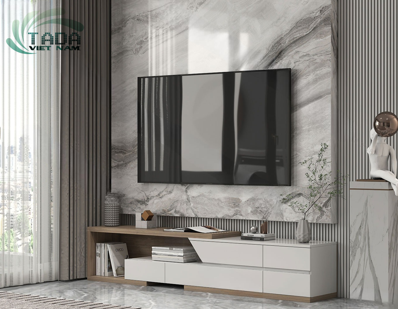 Kệ TV Gọn Gàng, Hiện Đại: Sự Hoàn Hảo Trong Thiết Kế Nội Thất TDTV105