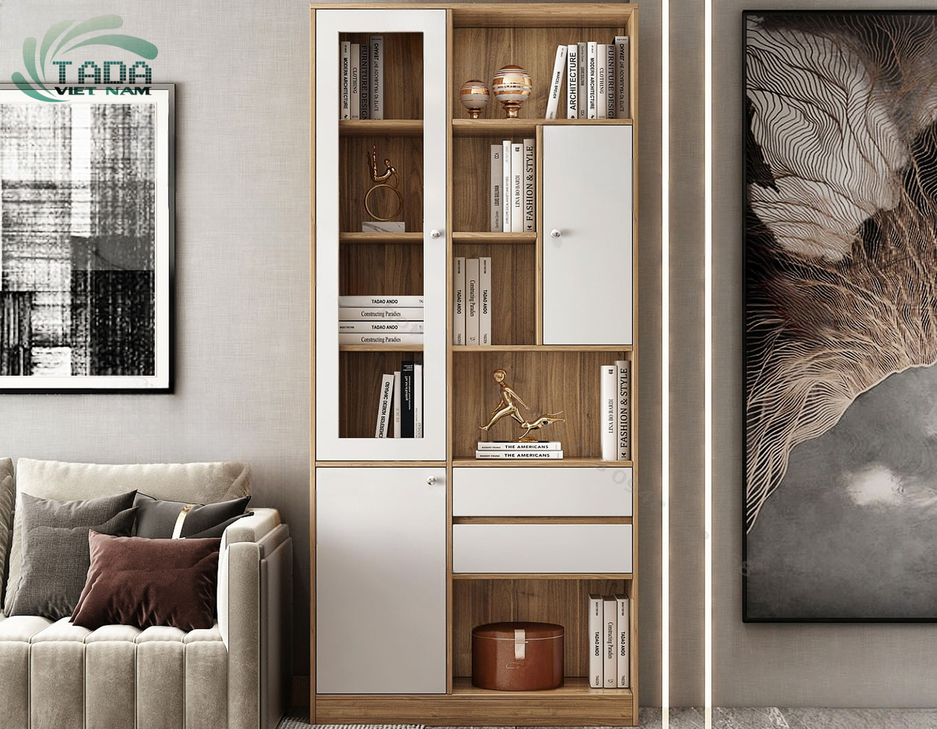 Kệ Sách Đứng - Phong Cách và Tiện Ích, Thương hiệu TaDa Việt Nam TDKS15