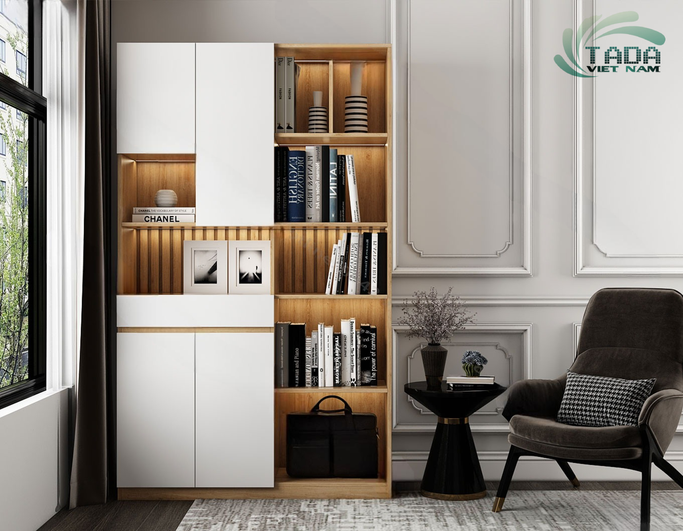 Kệ Sách Trang Trí - Tổ Chức Và Trang Trí Cho Phòng Ngủ, Thương hiệu TaDa Việt Nam TDKS17