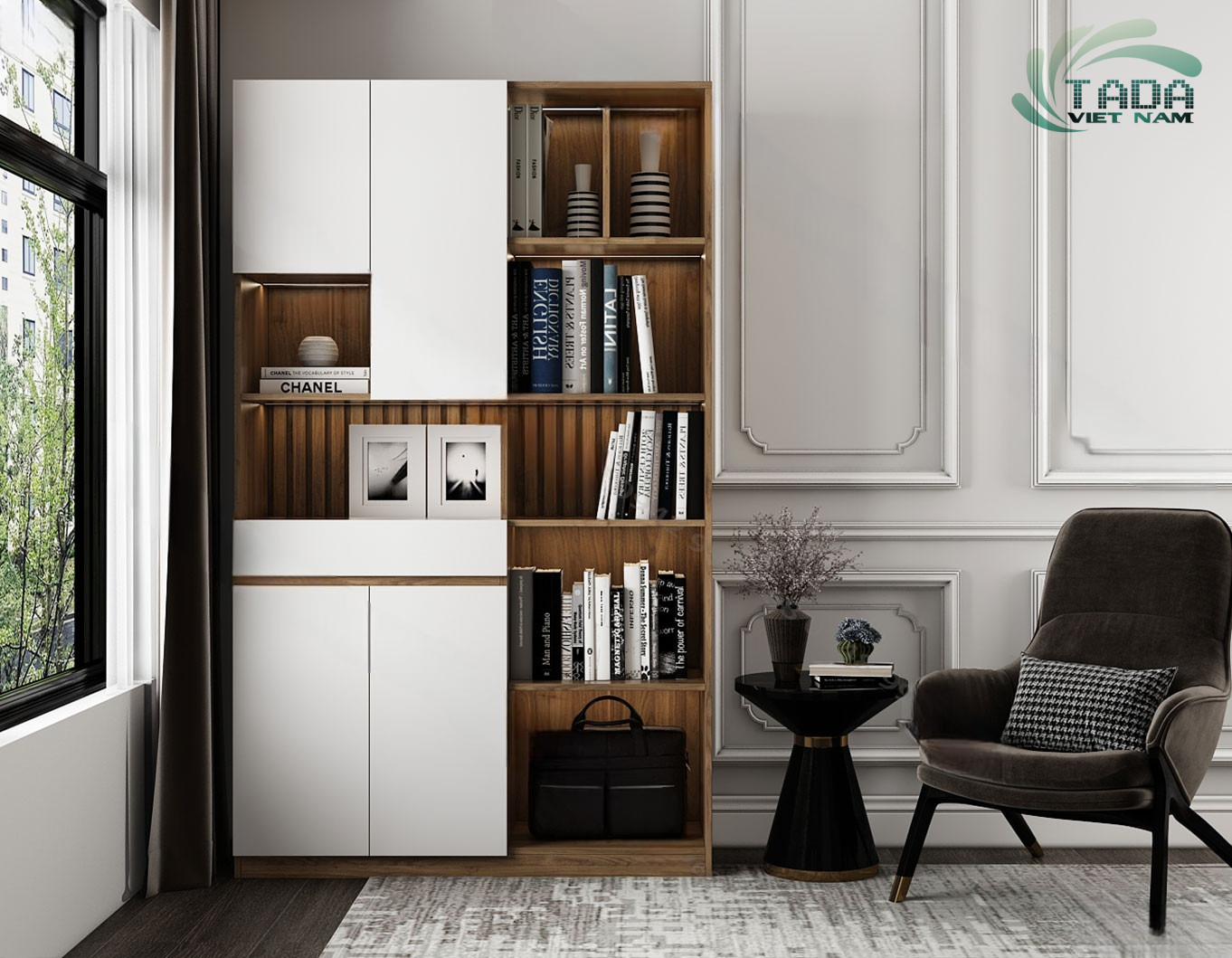 Kệ Sách Trang Trí - Tổ Chức Và Trang Trí Cho Phòng Ngủ, Thương hiệu TaDa Việt Nam TDKS17