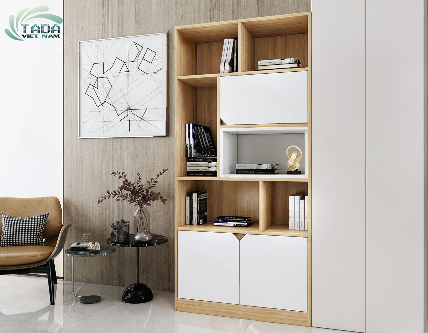 Tạo Diện Mạo Hiện Đại Cho Phòng Đọc Với Kệ Sách Hiện Đại, Thương hiệu TaDa Việt Nam TDKS21