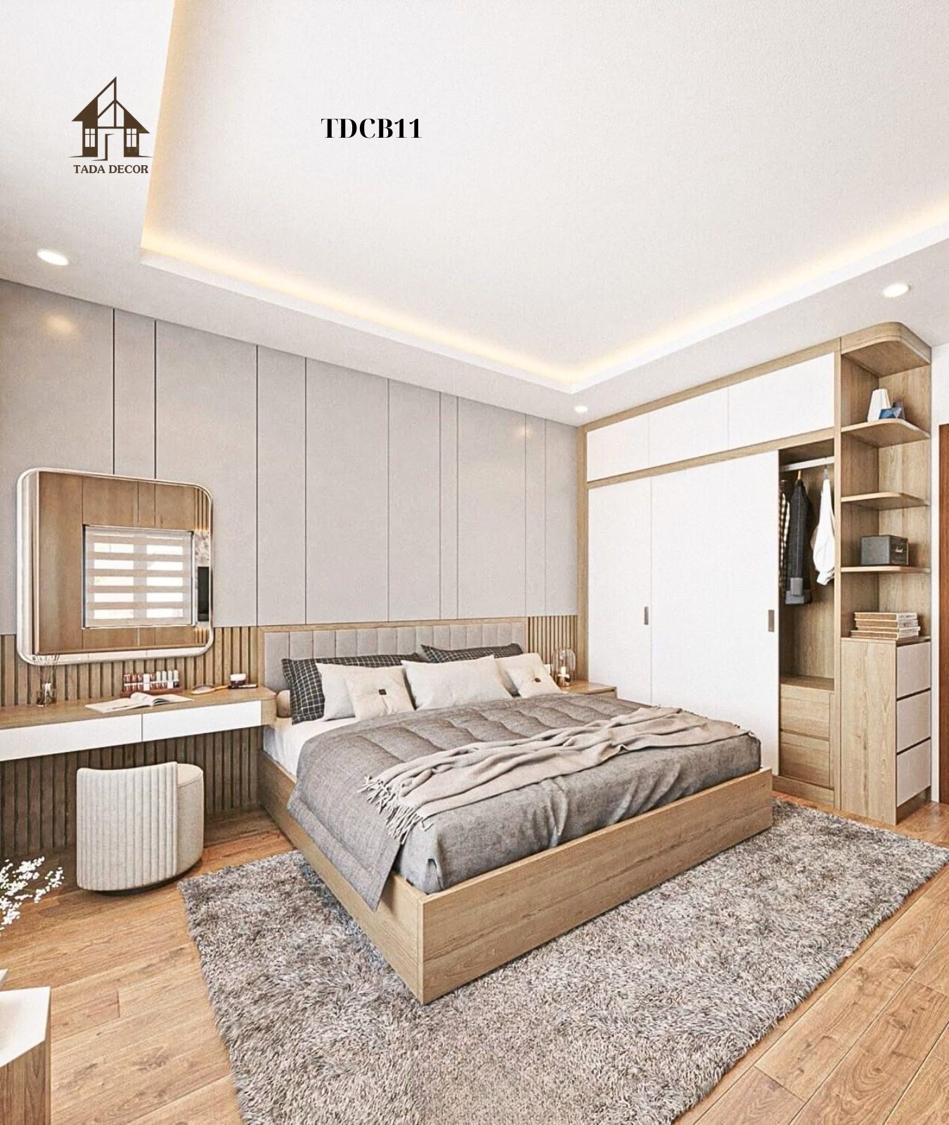 Combo nội thất phòng ngủ hiện đại