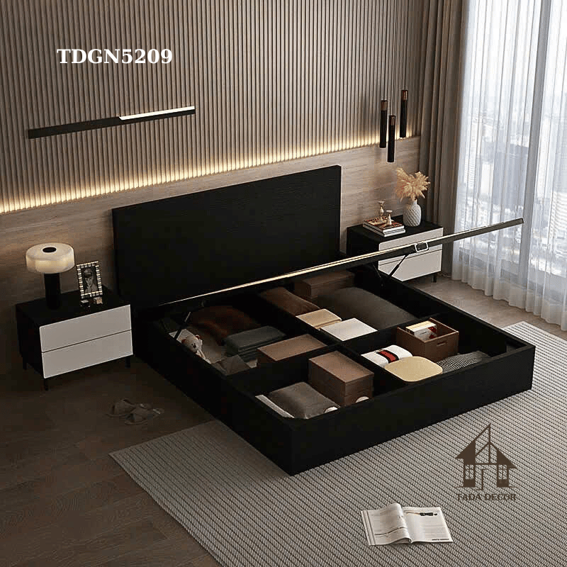 Giường ngủ đa năng có hộp cứa đồ lớn