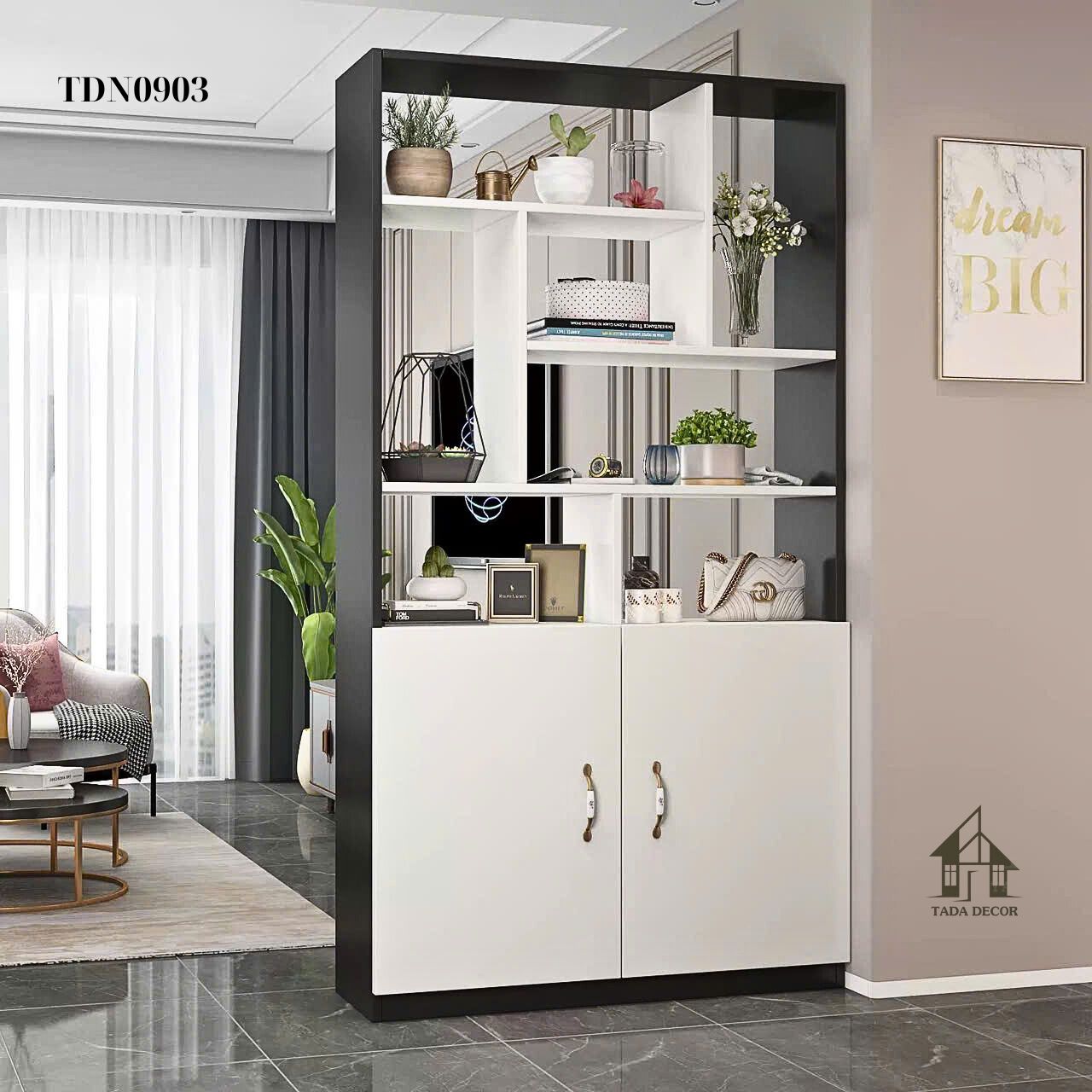 Chi tiết tủ TDN0903 của TADA Việt Nam thiết kế tinh gọn, đẹp mắt
