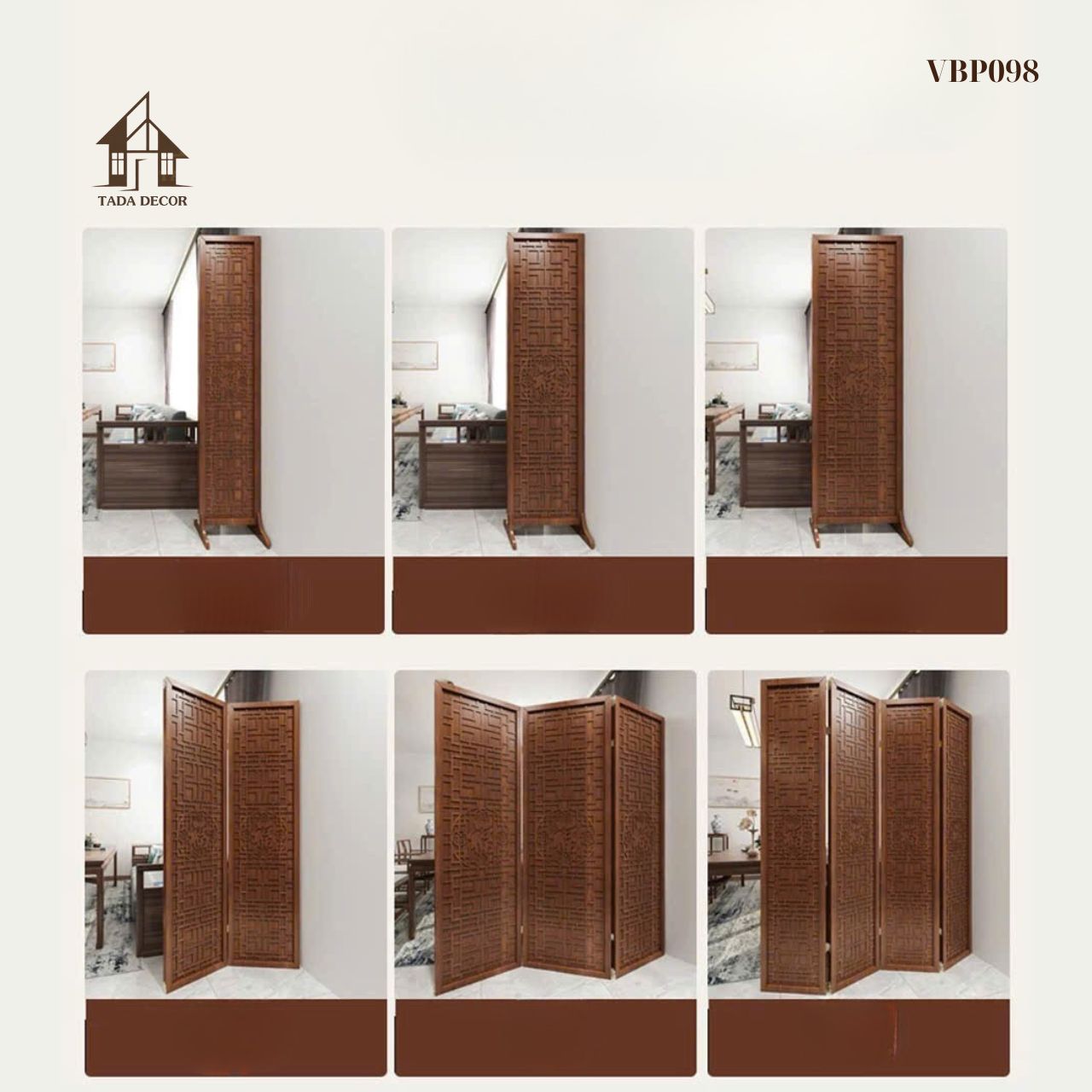 Thi công lắp đặt vách bình phong CNC VBP098 sang trọng tại nhà khách hàng TADA Việt Nam