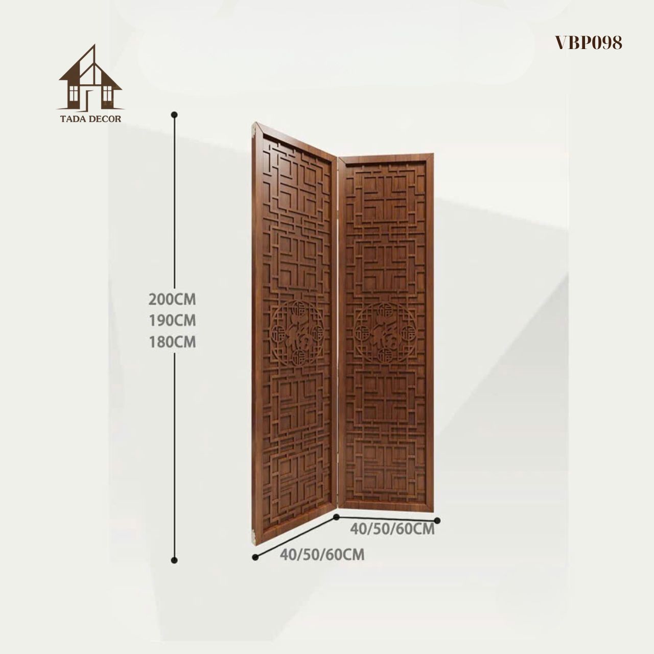 Chi tiết hoa văn vách bình phong CNC VBP098 được cắt sắc nét bằng công nghệ cao