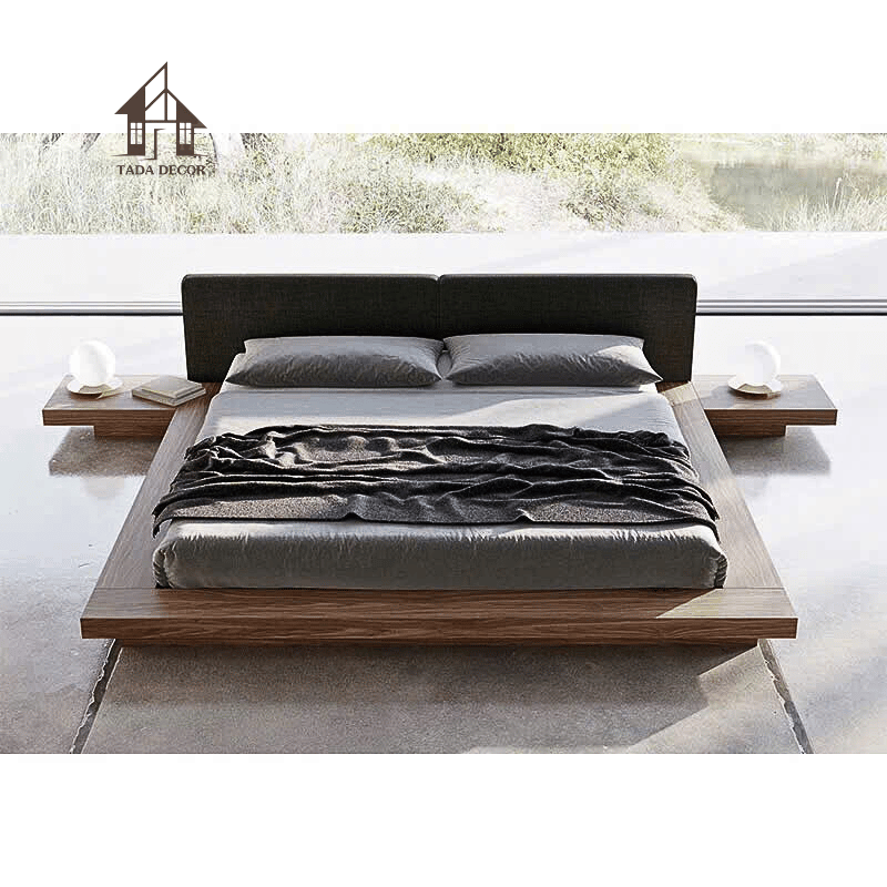 Giường ngủ gỗ tối giản