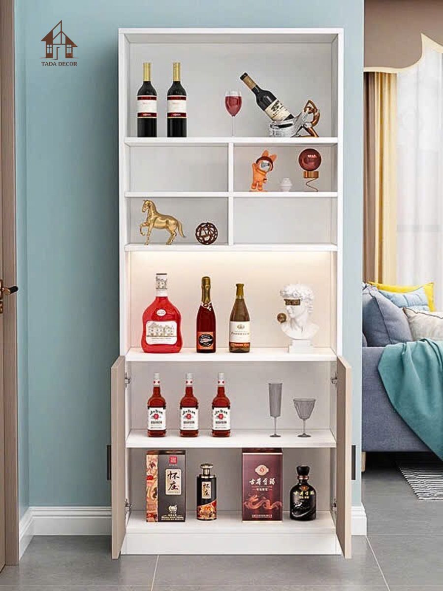 Tủ bếp đa năng TDN9326 phù hợp phòng khách và văn phòng hiện đại