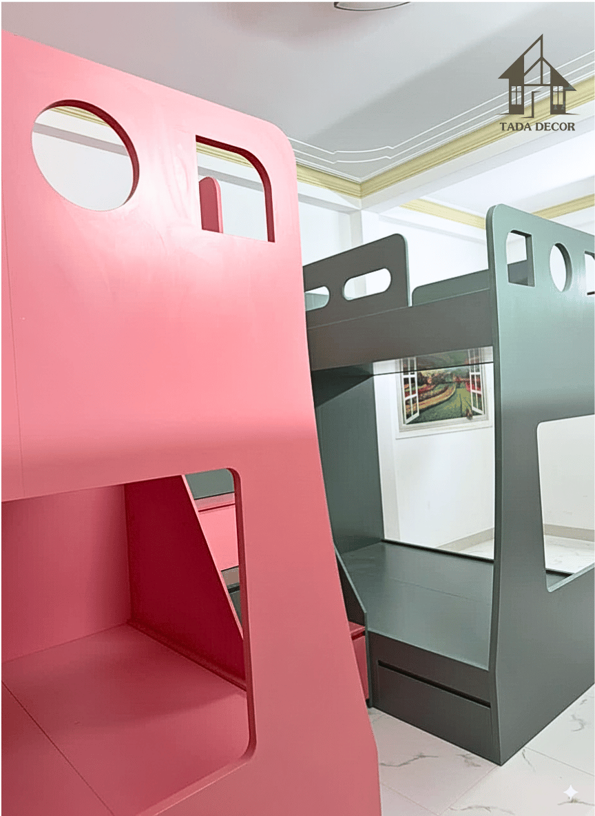 Giá để sách kết hợp bàn học